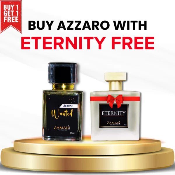 Azzaro Wanted, Get Eternity 50ml Free