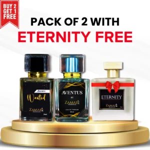 Azzaro Wanted & Aventus By Zamair, + Eternity 50ml Free